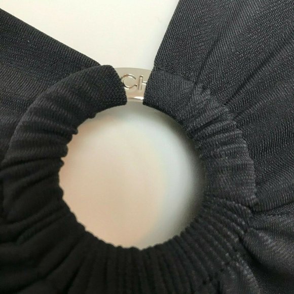 Michael Kors Mini Sheath Dress Black Stretch Sz M - Picture 3 of 7